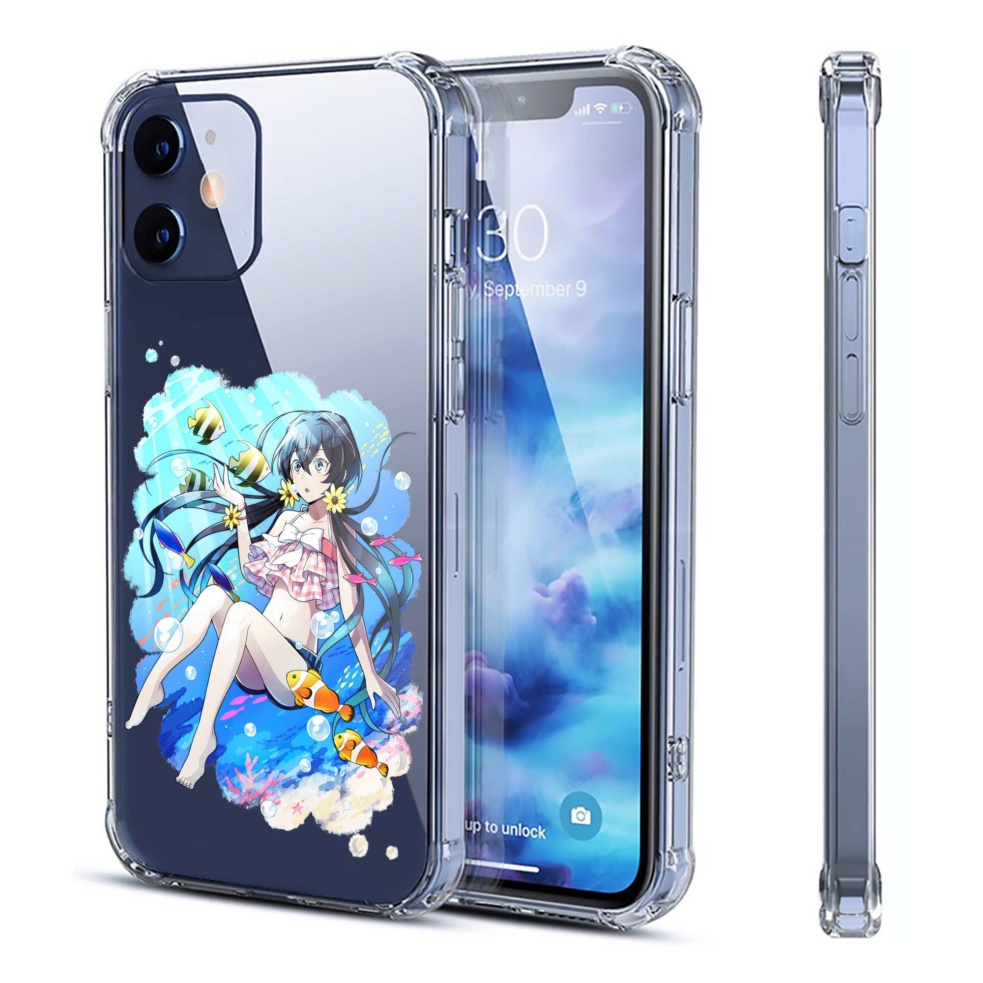 （画像用） 文豪ストレイドッグス Bungo Stray Dogs 【iPhone 12シリーズ対応】透明スマホケース（クリアソフトケース）